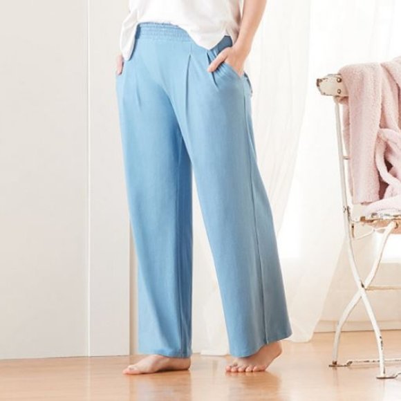 AnyBody Cozy Knit Wide-Leg Pants  1790 - Picture 4 of 4